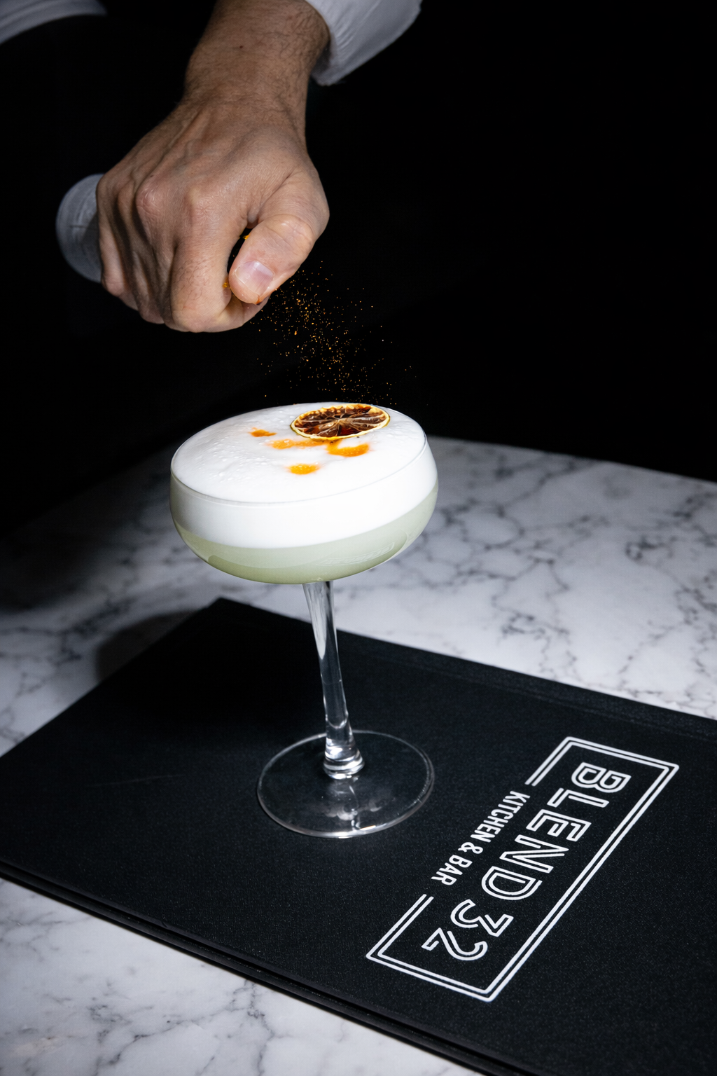 cocktail in the hand